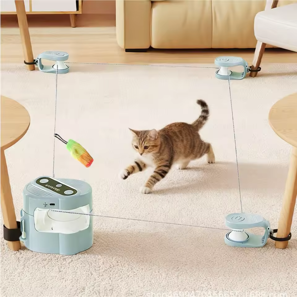 Brinquedo Circuito Dinâmico Elétrico para Gatos