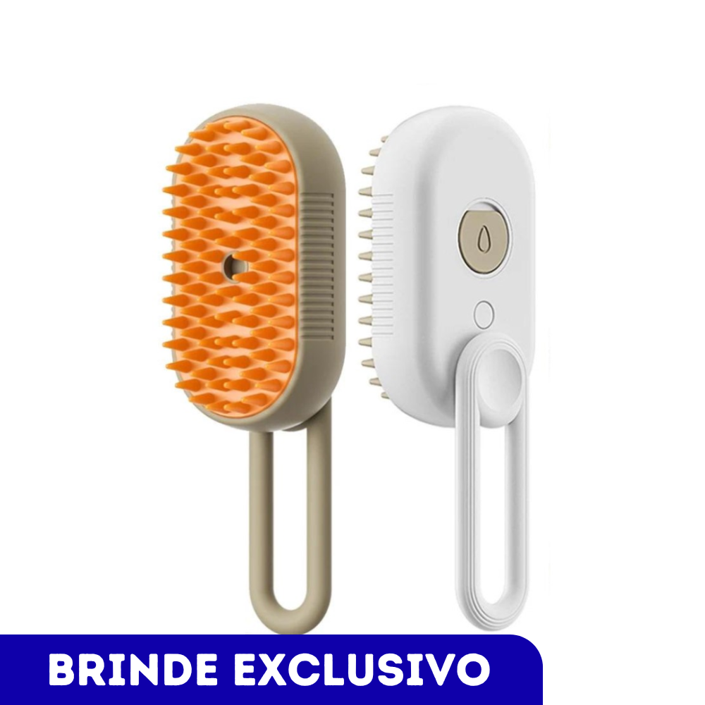 Escova Vaporizadora para Pets