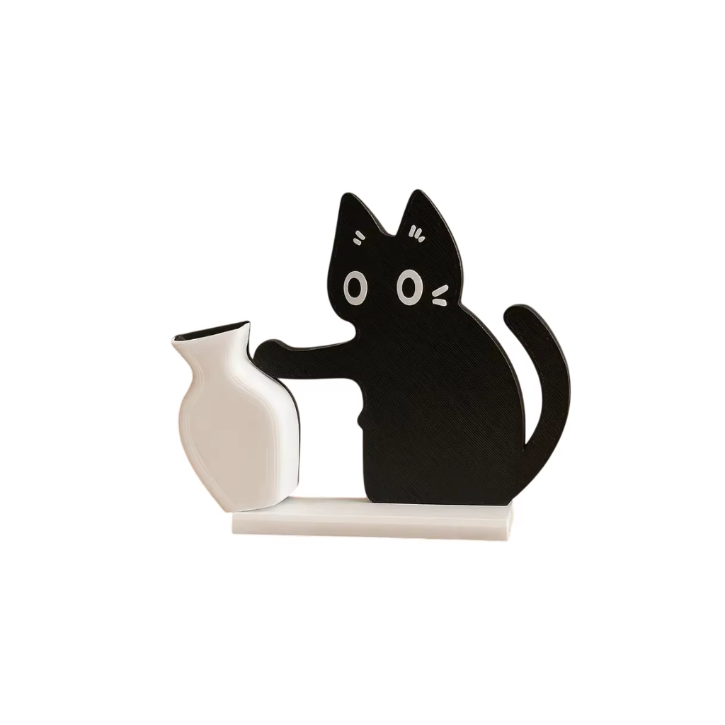 Decoração Gatinho com Porta Bigodes