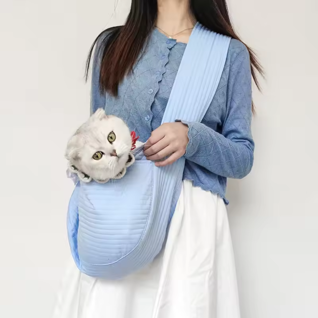 Bolsa com Alça Lateral para Transporte de Gatos