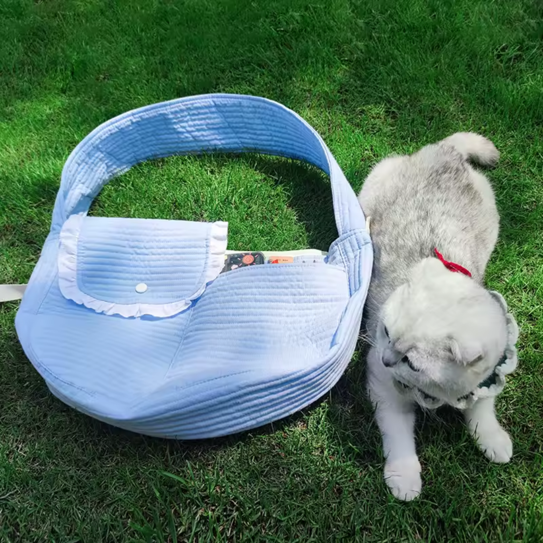 Bolsa com Alça Lateral para Transporte de Gatos