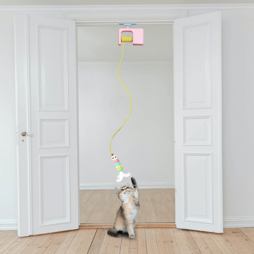 Brinquedo Elétrico Adesivo para Gatos