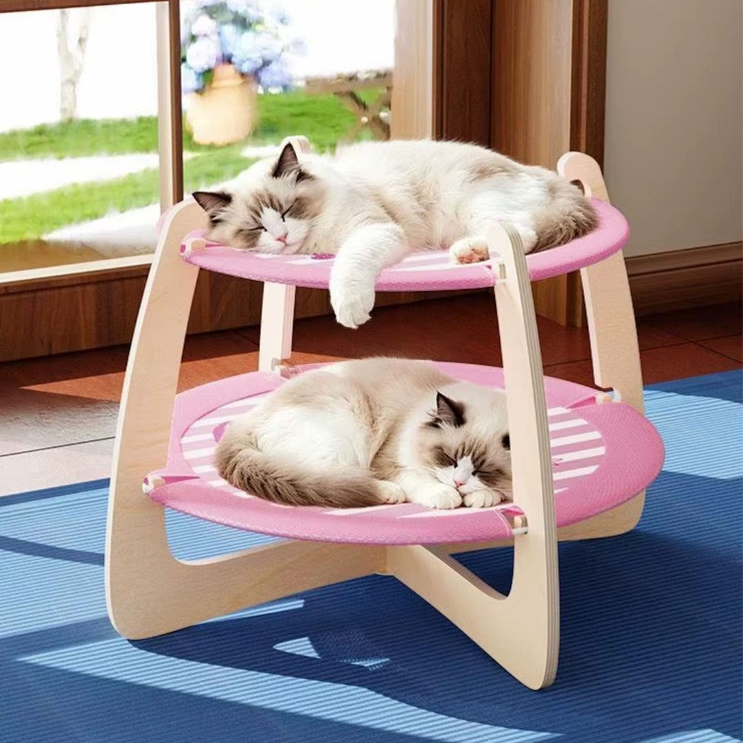 Cama Elevada Arranhável para Gatos