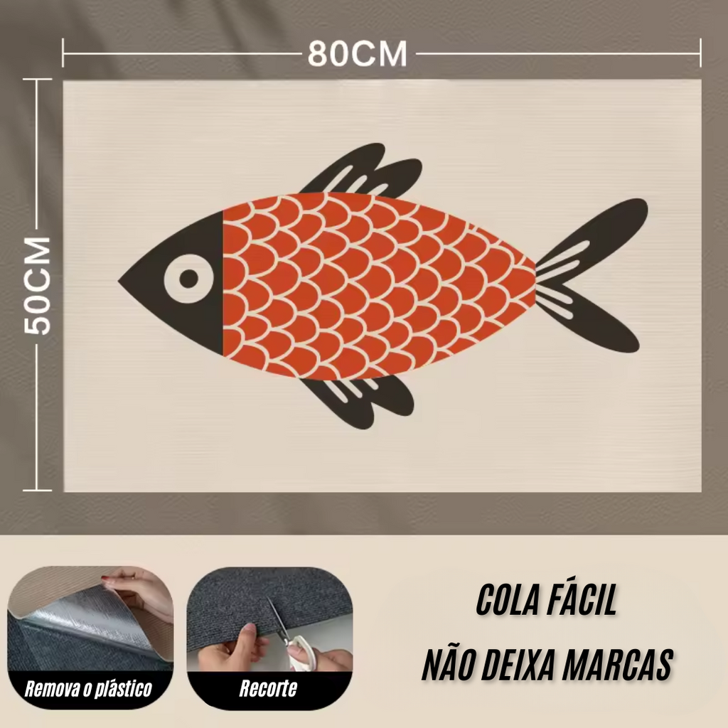 Carpete Adesivo (com Estampa) para Unha de Gatos