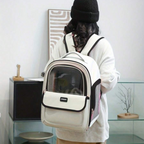 Mochila de Transporte com Janela Transparente para Gatos