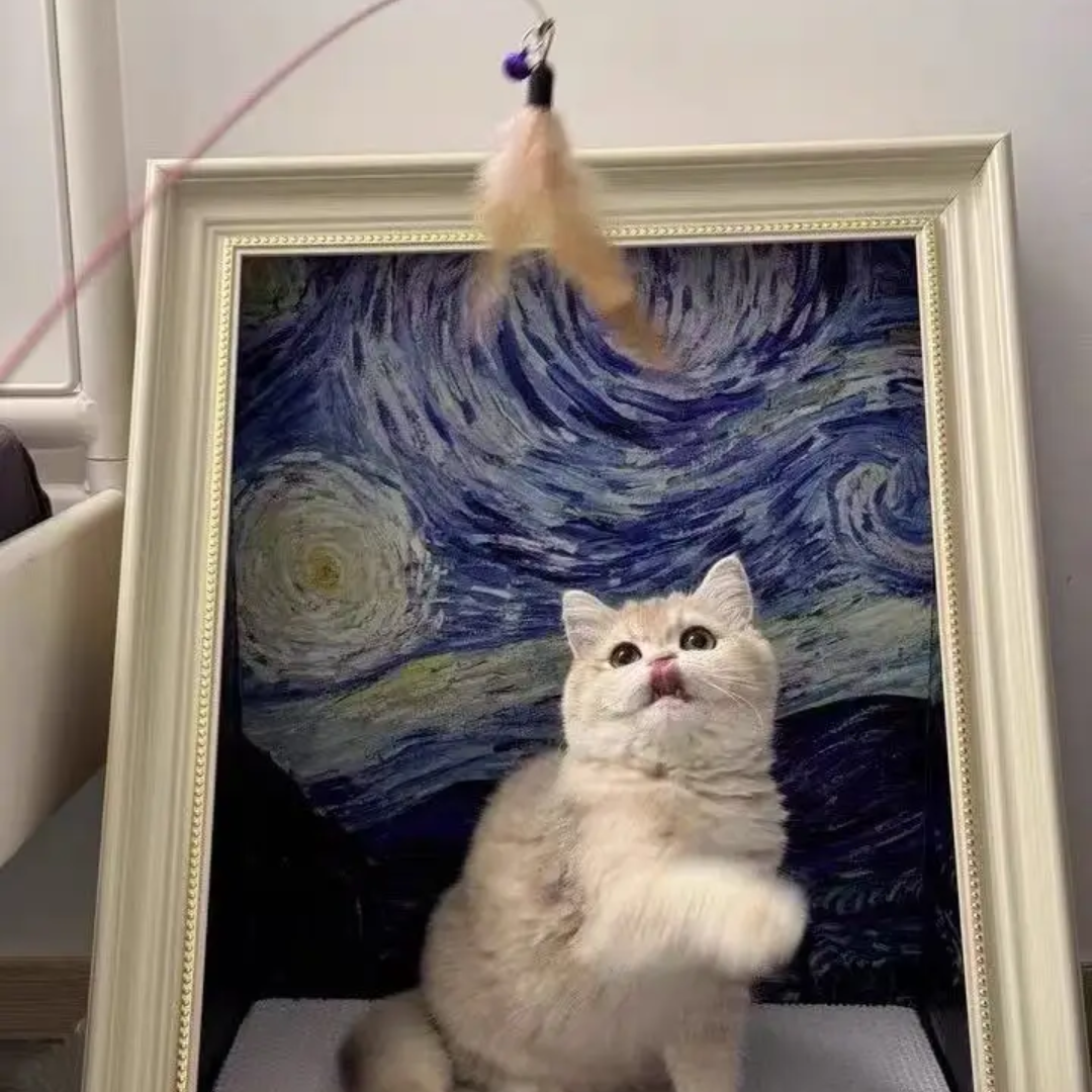 Quadro Decorativo Arranhável para Gatos