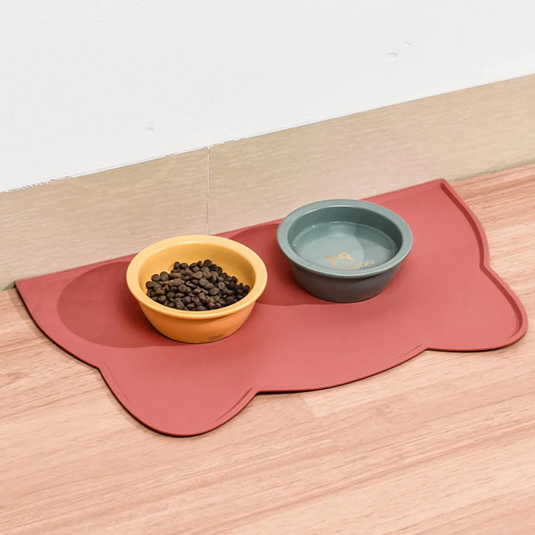 Base Antisujeira de Silicone para Gatos