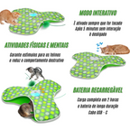 Brinquedo Tapete Elétrico de Caça para Gatos